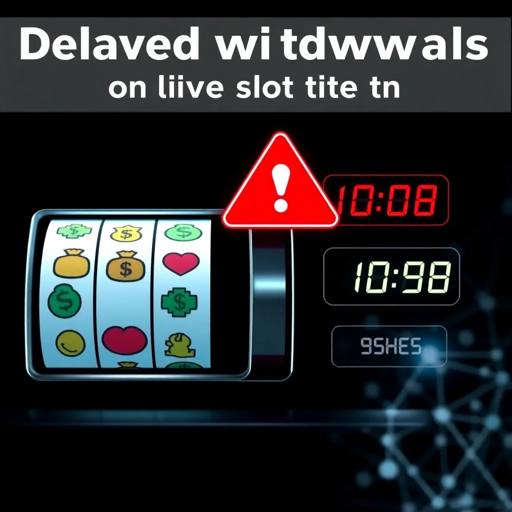 라이브 슬롯사이트의 출금 지연이 발생하는 구조